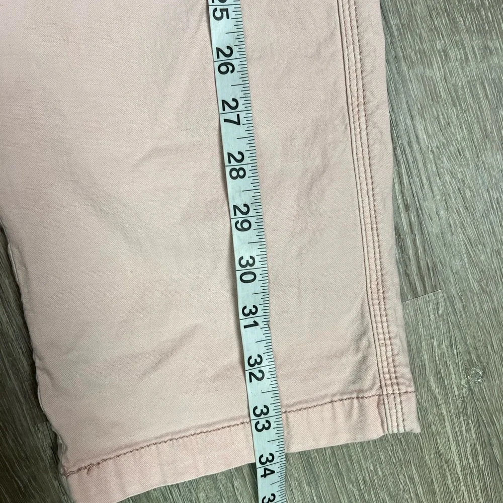 Anthropologie The Wanderer Linen Blend Pink Pants- 29P‎